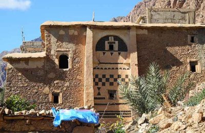 Maison traditionelle dans la Vallée des Amandiers/ Vallée des Ameln, Maroc