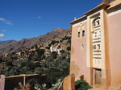 Maison traditionelle dans la Vallée des Amandiers/ Vallée des Ameln, Maroc
