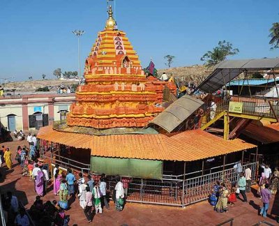Yellamma Temple at Saundatti, Karnataka, India