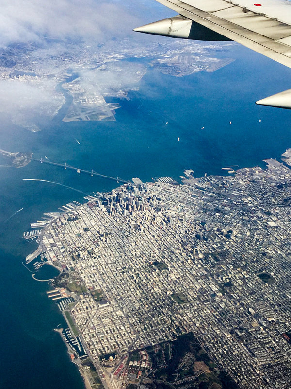 Tourist view of San Francisco