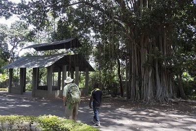 The Crematorium at the Hindu Temple