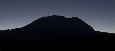 Day 3 of 8 - Bright Venus rising above Kilimajaro