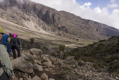 Approaching the Barranco Camp