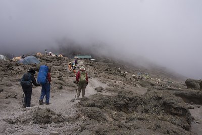 Arriving at Barafu Camp