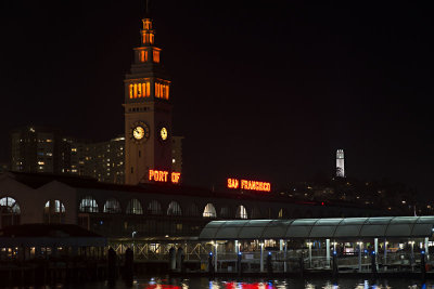 San Francisco Ferry Building and Coit Tower