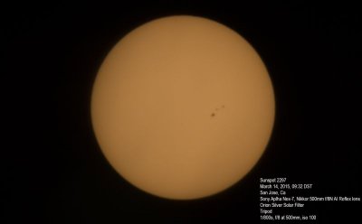 Sunspot 2297