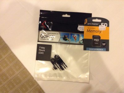 New GoPro Mount and extra Memory Card