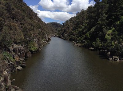 Cataract Gorge from the Kings Bridge