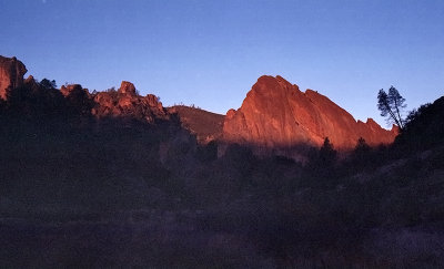 Sunset at Pinnacles National Park - film