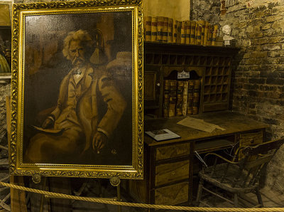 Mark Twain's editor's desk