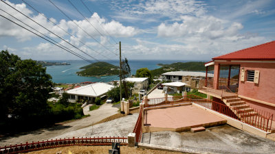 St. Thomas homes overlooking St. Thomas Harbor