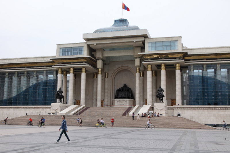Le Palais du Gouvernement mongol
