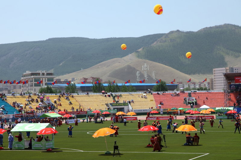 Le stade du Naadam
