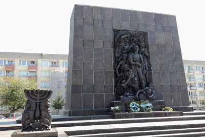 Monument des Hros du Ghetto juif.