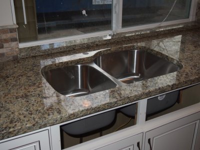 sink installed
