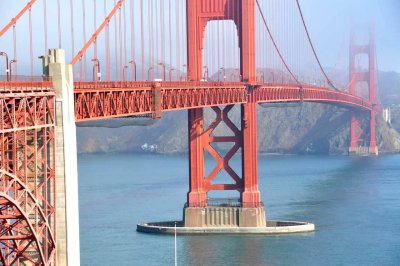 San FranciscoVue du pont Golden GateView of the Golden Gate Bridge