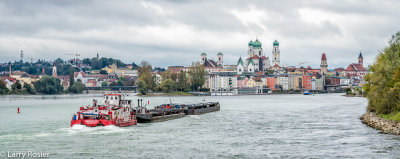 Entering Passau, Germany