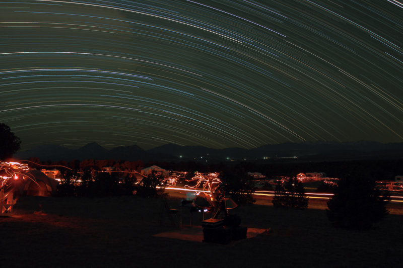 Star Trails - 2013 Rocky Mountain Star Stare