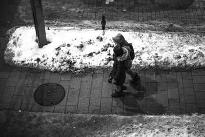 #19 une promenade en noire en blanc