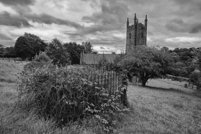 Graveyard and old church of Mary Tavy