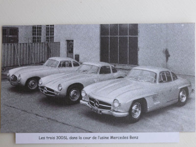 507 Les trois voitures chez Mercedes Benz