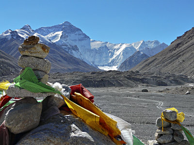 Mount Everest base camp 5200 m.