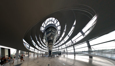 Dome of the Reichstag Building - 12 images combined