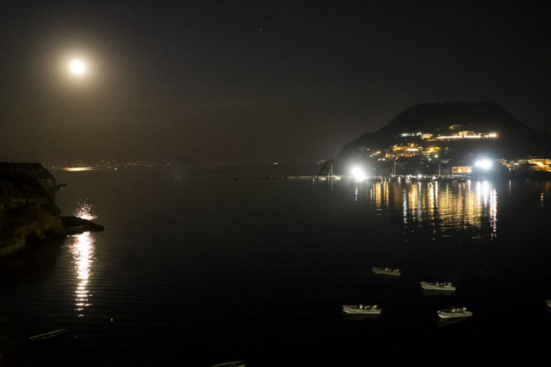 moon on the mediterranean