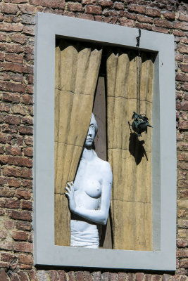 naked lady at the window