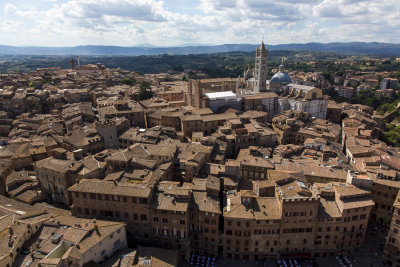 Siena from above