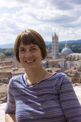 Teresa at the top of the campanile