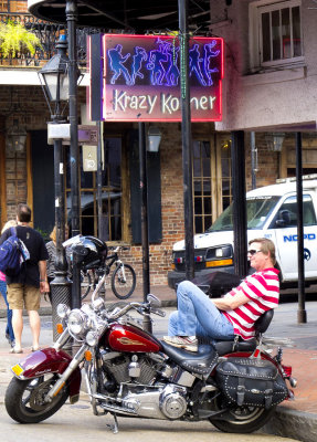 Krazy Korner on Bourbon Street