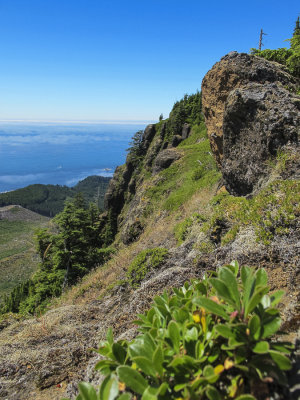 Cliff view from the summit