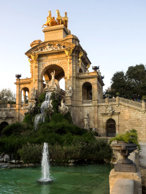 Fountain in Parc de la Ciutadella