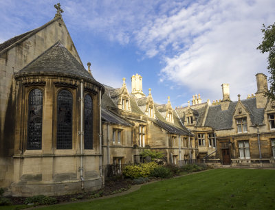 Courtyard of Gonville & Caius college