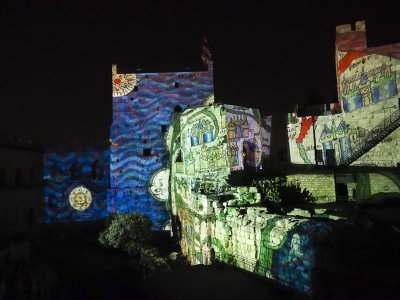 Night spectacular at the Tower of David