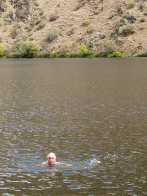 A swim along the way