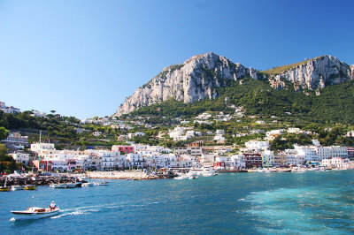 Capri from the sea