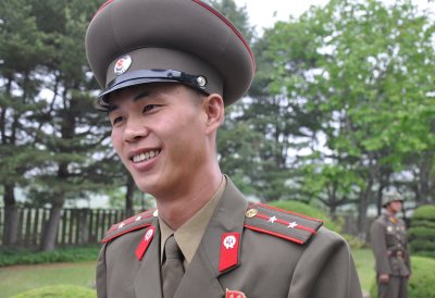 Smiling KPA DPRK
