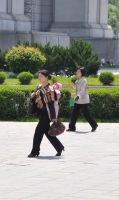 out for a Sunday stroll DPRK