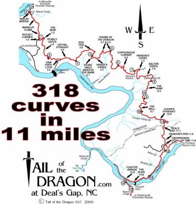 Tail of the Dragon Ride ( September  28-29 ) 