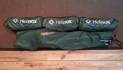 3 Helinox chair one, compared to a normal camping chair.