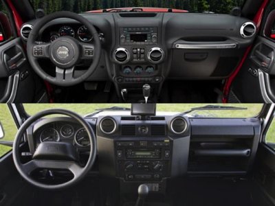 Jeep Wrangler 2011+ VS Landrover Defender