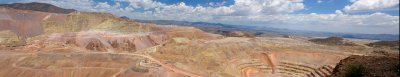 Morenci Arizona, the largest copper mining operation in North America, and one of the largest copper mines in the world