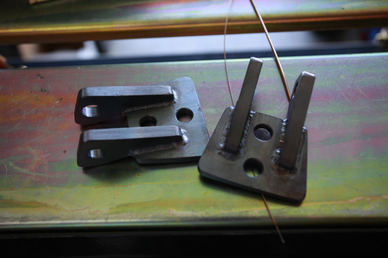 Welded brackets