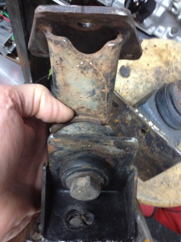 Rusted motor mounts