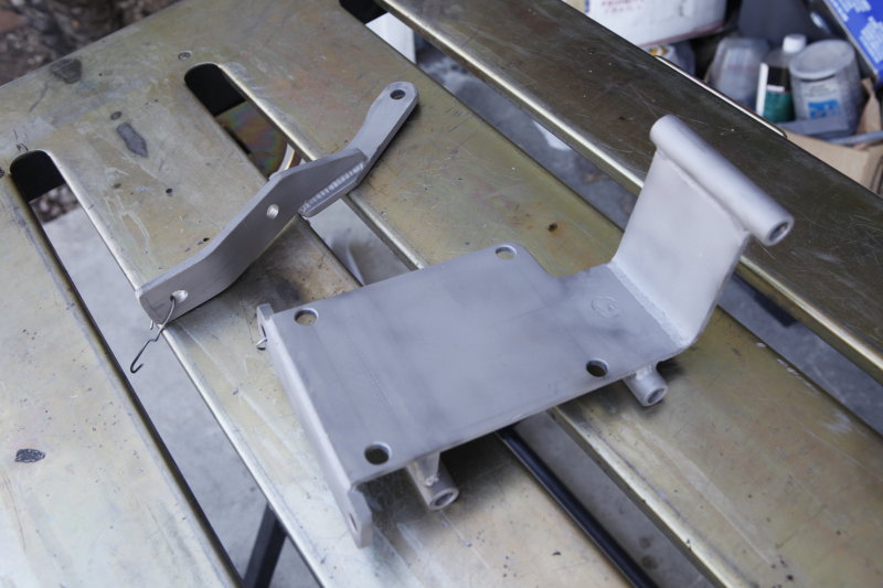 Alternator and compressor brackets