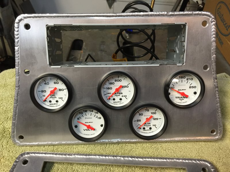 New gauge panel
