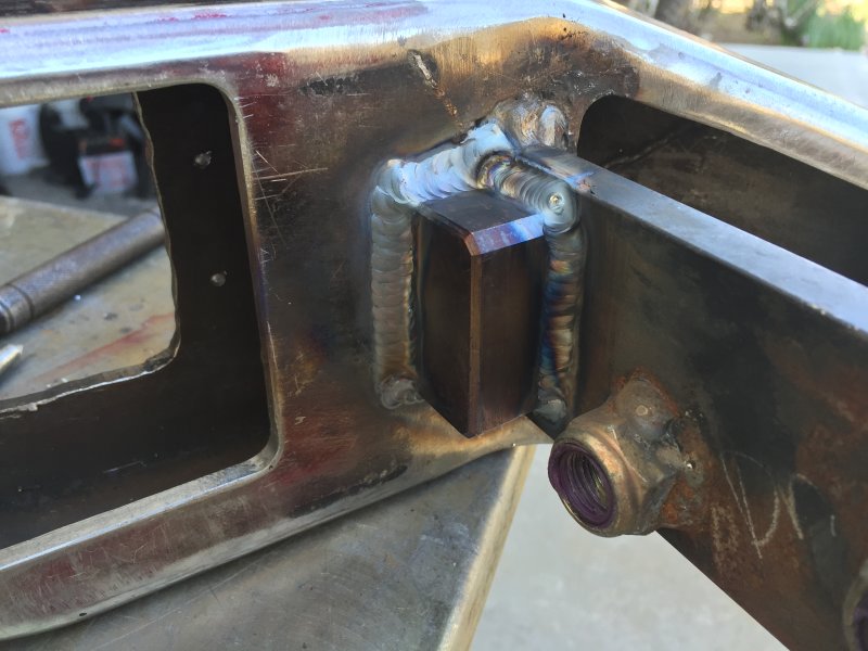 Another view of back of clevis mount