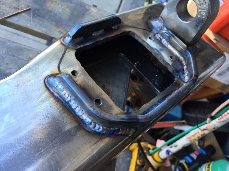 LED light guard welded in place